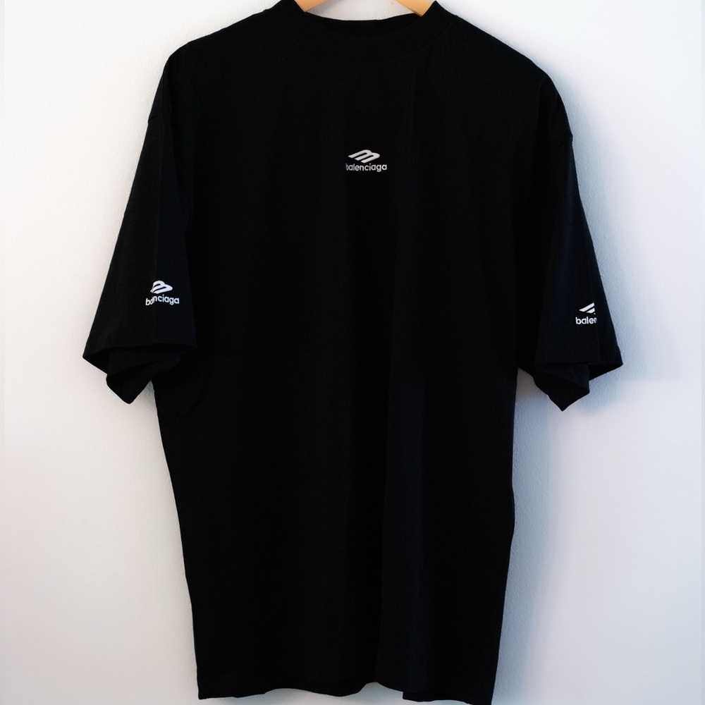 Balenciaga SKIWEAR Logo Print Short Sleeve T